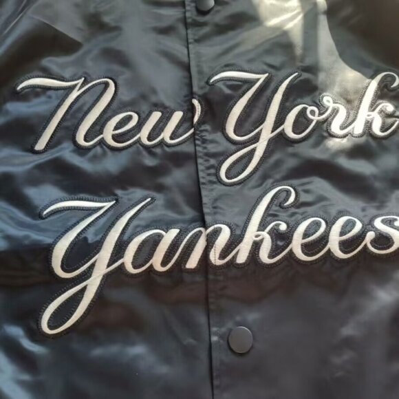 Men's Navy and Blue Jacket - Picture 2 of 6